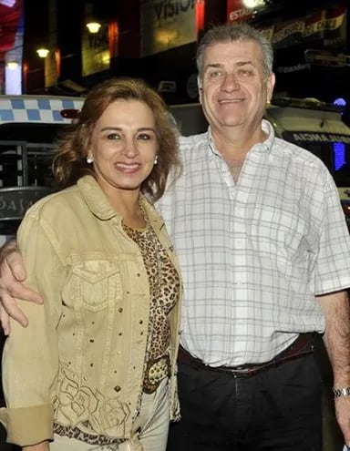 Ramón González Daher, condenado a 15 años de cárcel por usura y otros hechos, y su esposa Delcia Karjallo, imputada por presunto lavado de dinero.