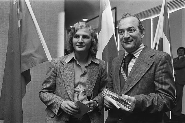 Anthony Miles y Viktor Korchnoi, vencedores en Ámsterdam IBM 1976