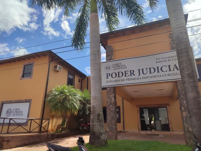 Sede del poder judicial de Curuguaty donde un juez concedió una media a favor de un presunto abusador que ahora fue revocada por un tribunal de Saltos del Guairá.