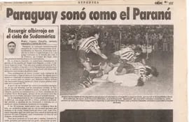 Hace 29 años, Paraguay campeón sudamericano de ascenso