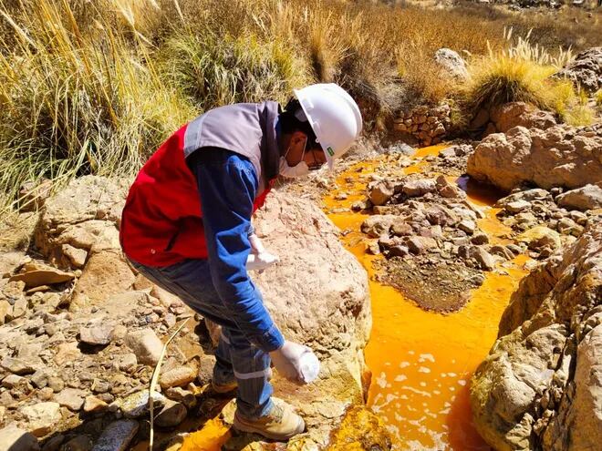 La contaminación se inició en un rio naciente del Pilcomayo en Bolivia.