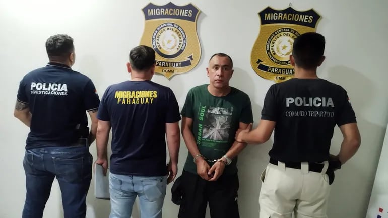 Leosnei Ferreira Machado, fue detenido por agentes de Investigaciones y luego expulsado del país.