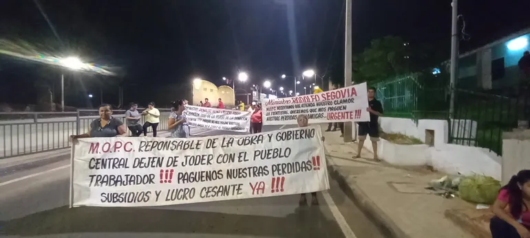 Frentistas del túnel Tres Bocas no fueron permitidos protestar en la zona de inauguración