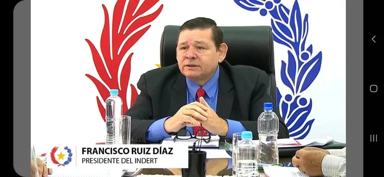 Francisco Ruiz Diaz, presidente del Indert