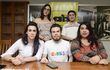 Franchesca Galatti, Kimberly Ayala, Emilio Martínez, Bruno cardozo, y Paloma Caballero, miembros de la comunidad LGBTI.