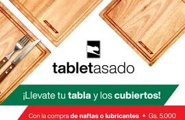 Puma Energy lanza la promoción “Tablet asado”.