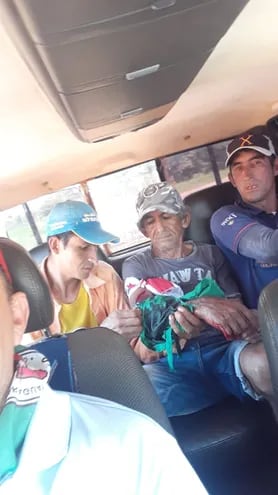 Ramón Vera, supuesto campesino, fue herido en los incidentes que se registraron en Maracana, Curuguaty.