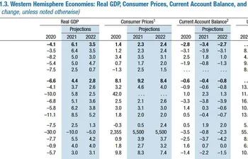 Informe de Perspectivas Económicas del FMI.
