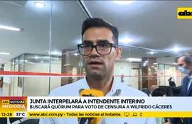 Junta Municipal de Asunción interpelará a intendente interino