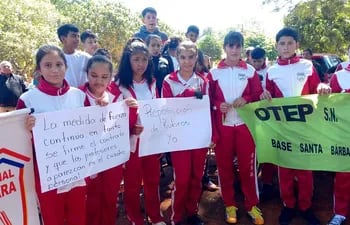 Alumnos de escuelas y colegios de la zona rural de Santa Rosa del Aguaray suspendieron sus actividades.