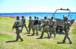 Los militares instalarán bases de operaciones en diversas reservas de Itaipu.