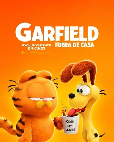 Garfield fuera de casa película