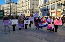 Una de las manifestaciones realizadas en España pidiendo justicia para Romina.