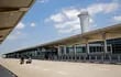 El aeropuerto Ben Gurion, cercano a Tel Aviv. Los vuelos fueron desviados hacia otro aeroparque debido al lanzamiento de cohetes desde la Franja de Gaza.  (Gil Cohen/ AFP)
