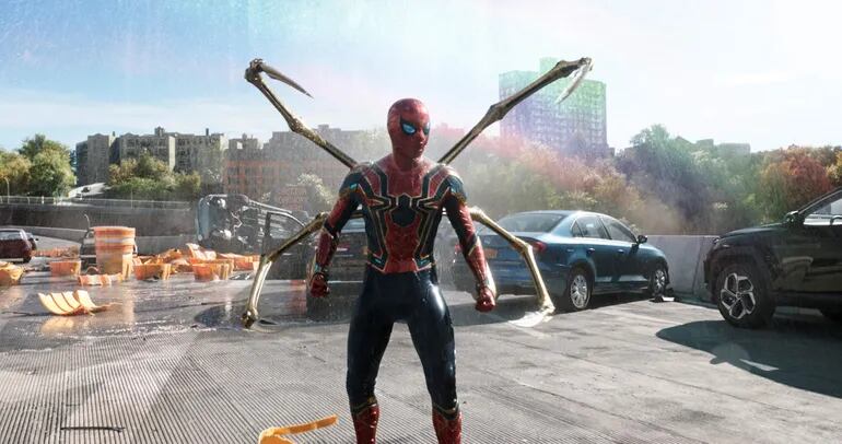 Imagen de "Spider-Man: No Way Home", cuyo tráiler fue presentado ayer en la CinemaCon, que se realiza en Las Vegas.