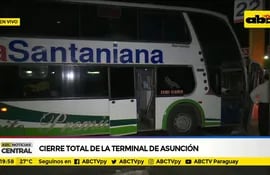 Cierre total de la terminal de Asunción