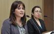 La ministra de la Defensa Pública, Lorena Segovia (i) confirmó su diagnóstico de COVID-19.