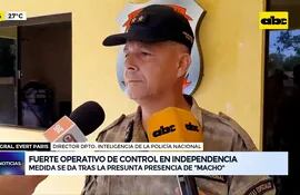 Video: Fuerte operativo de control en Independencia