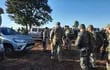 Agentes especiales de la Senad y de la Policía Federal de Brasil, con el apoyo de múltiples organismos de seguridad, realizan incursiones para destruir plantaciones de marihuana en campos de Amambay.