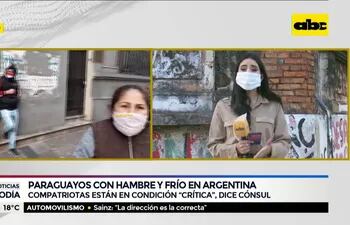 Paraguayos, con hambre y frío en Argentina