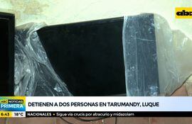 Detienen a dos supuestos "ladrones domiciliarios" en Luque