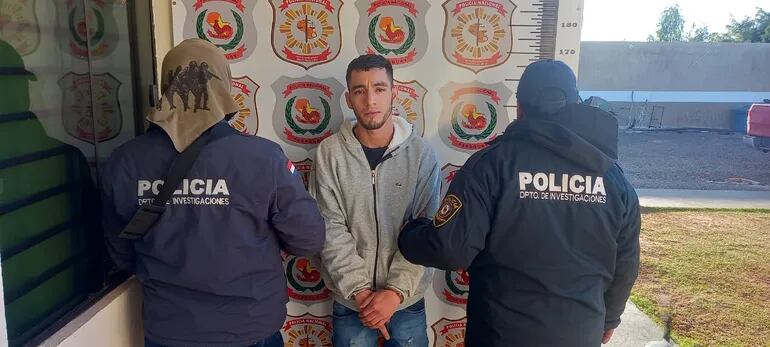 Carlos Villa Alta López, detenido.