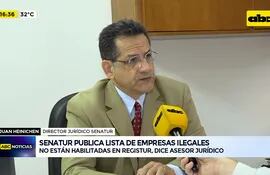 Video: Senatur publica lista de empresas ilegales