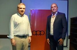 Pascual Rubiani y Óscar Rojas, miembros de APAP.