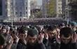 Musulmanes durante el rezo de Aíd al Fitr en Moscú, Rusia, este viernes.