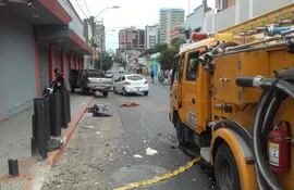 Accidente fatal sobre Humaitá y Montevideo. La víctima iba camino a hacerse la prueba de COVID-19.