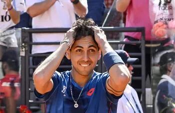 El chileno Alejandro Tabilo Álvarez (26 años) dio el golpe ayer al derrotar Djokovic en Roma.