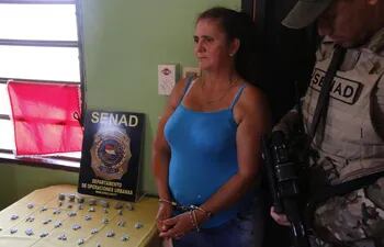 Georgina Escobar Molinas fue detenida esta mañana en Ñemby.