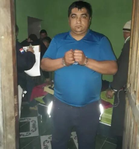 César Ramón Ortiz Sosa, miembro del Clan Rotela que esta tarde se fugó de Tacumbú y fue recapturado