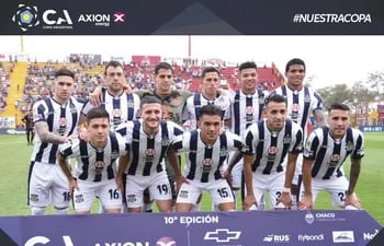 Formación de Talleres de Córdoba, que anoche eliminó a Independiente de la Copa Argentina