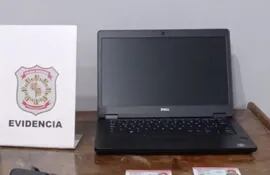 Policía recupera notebook denunciada como robada y que era ofrecida a través de las redes