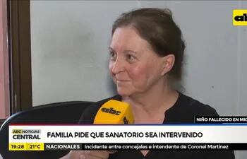 Familia pide que sanatorio sea intervenido