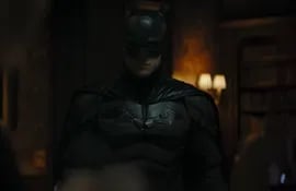 Robert Pattinson en el traje de Batman.