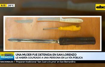 San Lorenzo: capturan a mujer que atacó a una trabajadora