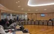 Valdis Dombrovskis, vicepresidente ejecutivo de la Comisión Europea para una Economía al Servicio de las Personas y Comisario de Comercio, se reunió con periodistas de ABC y de medios de prensa de 18 países del mundo, en Bruselas.