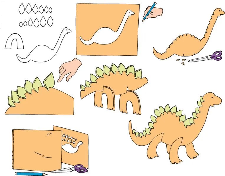 Dinosaurio de cartón! - Escolar - ABC Color