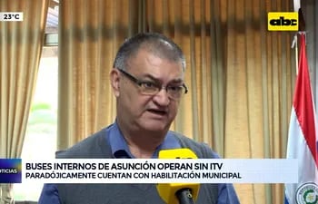 Video: Buses internos de Asunción operan sin ITV