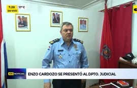 Video: Enzo Cardozo se presentó al Dpto. Judicial