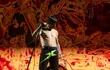 Anthony Kiedis, vocalista de Red Hot Chili Peppers durante un concierto en East Rutherford, Nueva Jersey, el pasado miércoles.