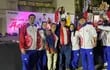 Los Servín Amarilla festejando su brillante participación en los Juegos Odesur Paraguay 2022