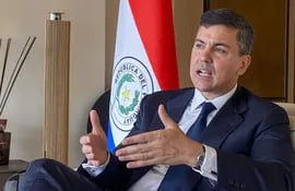 Santiago Peña, presidente de Paraguay.