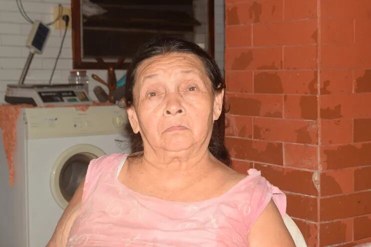 Damiana Romero, de 76 años.