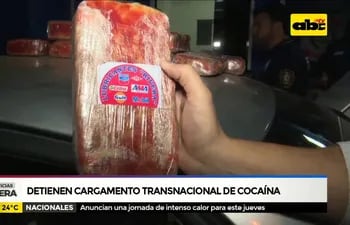 Detienen presunto cargamento transnacional de cocaína