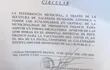 La polémica circular emitida en la Municipalidad de Presidente Franco. Luego, fue corregido con la supresión de la obligatoriedad de la vacunación.