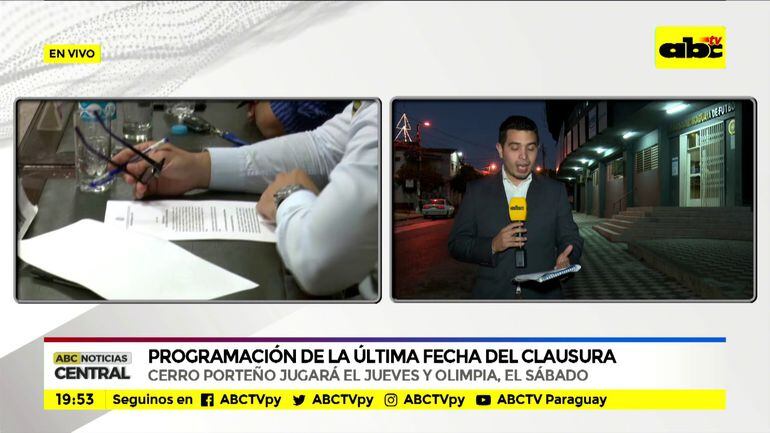 Programación de la última fecha del clausura - ABC Noticias - ABC Color