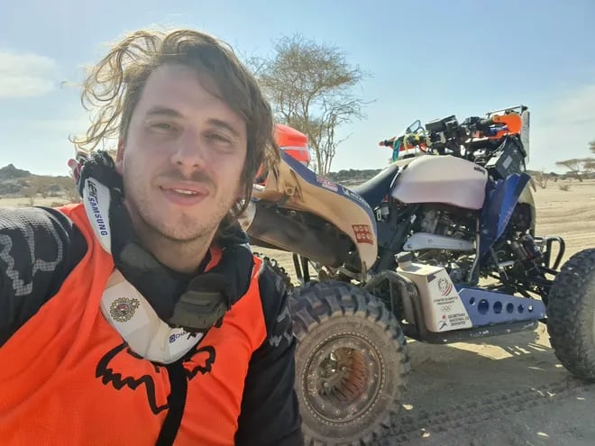 Nelson Sanabria superó las verificaciones técnicas y administrativas y está listo para iniciar el Rally Dakar 2022.